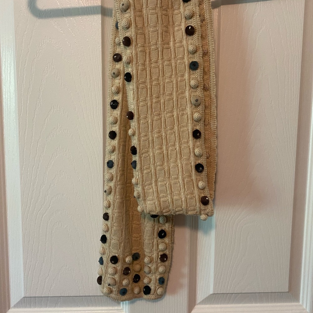 Nordstrom Cream Scarf